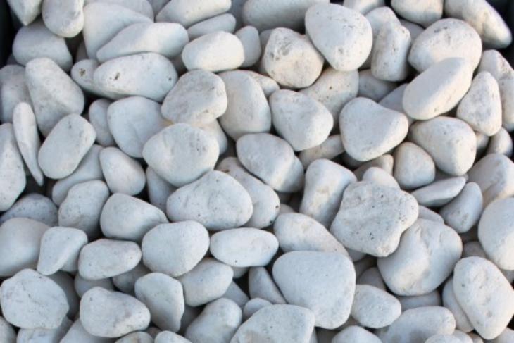 Белая галька галтовка (20-40 мм.)  купить в Люберцах от производителя, без посредников