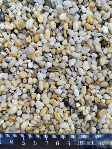 фото Галька крымская жемчужная фр. 3-5 мм. купить в Люберцах  в интернет-портале КАМЕНЬ КЛУБ