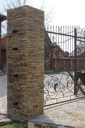 Kamenclub.ru: Песчаник (хворост) art PSG-5-06  купить в Люберцах    1 900 руб/кв.м   фото КАМЕНЬ КЛУБ