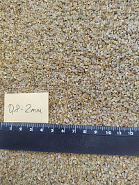 Кварцевый песок для площадок фр. 0,8 - 2 мм.  купить в Люберцах фото Камень Клуб