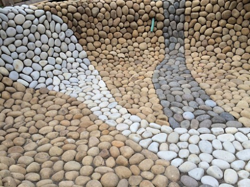 Kamenclub.ru: Песчаник ядра, фр. 100-300 мм  купить в Люберцах песчаник бежевый серый рыжий речная галька 5 000 руб/т   фото КАМЕНЬ КЛУБ