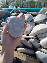 Галька черноморская фр. 100-150 мм.  купить в Люберцах фото Камень Клуб