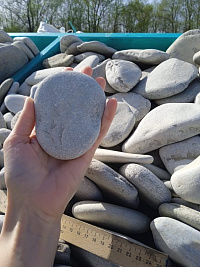 Галька черноморская фр. 100-150 мм.  купить в Люберцах фото Камень Клуб