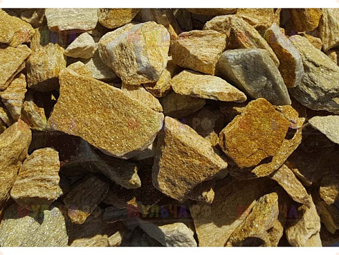 Kamenclub.ru: Щебень крошка желтый (ЗЛАТОЛИТ) фр. 5-10 мм.  купить в Люберцах мрамор золотистый, бежевый, желтый каменная ландшафтная декоративная крошка здатолита 8500 руб/т   фото КАМЕНЬ КЛУБ