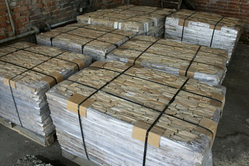 Kamenclub.ru: Песчаник (лапша) art PSG-3-01  купить в Люберцах    2300 руб/кв.м   фото КАМЕНЬ КЛУБ