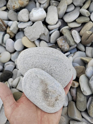 Галька черноморская фр. 50-100 мм.  купить в Люберцах фото Камень Клуб