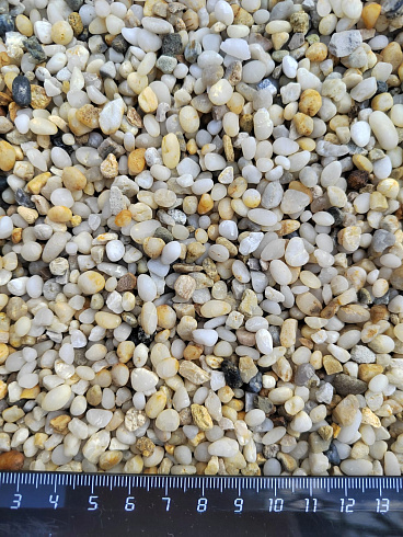 фото Галька крымская жемчужная фр. 3-5 мм. купить в Люберцах  в интернет-портале КАМЕНЬ КЛУБ