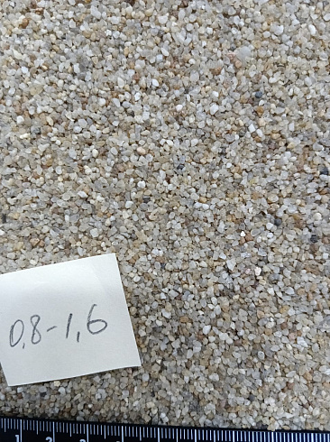 Кварцевый песок для пескоструйных работ фр. 0,8-1,6 мм.  купить в Люберцах фото Камень Клуб
