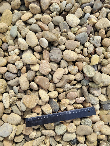 Kamenclub.ru: Галька речная окат рыжая фр. 20-40 мм. купить  в Люберцах галька речная окатанная рыжая желтая серая округлая речная галька 5000 руб/т   фото КАМЕНЬ КЛУБ