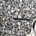 Kamenclub.ru: Щебень галтованный черный (мрамор) фр.40-70 мм.  купить в Люберцах мрамор черный с белыми прожилками, черный, белый щебень галтованный округлый 13500 руб/т   фото КАМЕНЬ КЛУБ