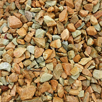 Kamenclub.ru: Щебень крошка желтый (ЗЛАТОЛИТ) фр. 40-70 мм.  купить в Люберцах златолит мрамор бежевый, золотистый, желтый декоративный щебень  12000 руб/т   фото КАМЕНЬ КЛУБ