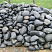 Kamenclub.ru: Темно-серый валунчик фр.100-300 мм.  купить в Люберцах крупный природный камень серый, темно-серый, светло-серый речная галька большого размера окатанная 4500 руб/т   фото КАМЕНЬ КЛУБ