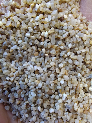 Кварцевый песок сухой фракцинированный фр. 1,2-2,5 мм.  купить в Люберцах фото Камень Клуб