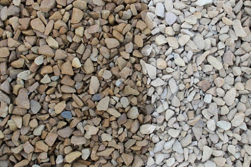 Kamenclub.ru: Щебень крошка желтый (песчаник) фр. 10-20 мм.  купить в Люберцах песчаник бежевый, серый, рыжий декоративный ландшафтный щебень колотый 9500 руб/т   фото КАМЕНЬ КЛУБ