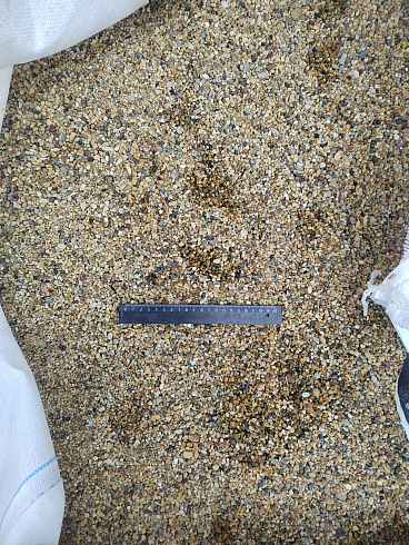 Галька речная окат (рыжая) фр.3-5 мм купить в Люберцах 