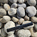 Kamenclub.ru: Галька речная окат (серо-белая) фр. 70-120 мм купить  в Люберцах галька галечник бело-серая, серо-белая, серая, белая речная природная галька  8000 руб/т   фото КАМЕНЬ КЛУБ