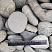 Kamenclub.ru: Галька речная окат (темно-серая) фр. 70-150 мм. купить  в Люберцах галька речная темно-серая, синяя, серая речная галька округлая  8000 руб/т   фото КАМЕНЬ КЛУБ