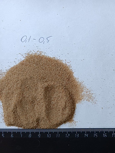 Кварцевый песок для площадок фр. 0,1-0,5 мм.  купить в Люберцах фото Камень Клуб