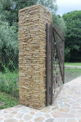 Kamenclub.ru: Песчаник (хворост) art PSG-5-06  купить в Люберцах    1 900 руб/кв.м   фото КАМЕНЬ КЛУБ