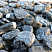 Kamenclub.ru: Щебень галтованный черный (мрамор) фр.20-40 мм.  купить в Люберцах мрамор черный с белыми прожилками мрамор окатанный округлый 15000 руб/т   фото КАМЕНЬ КЛУБ